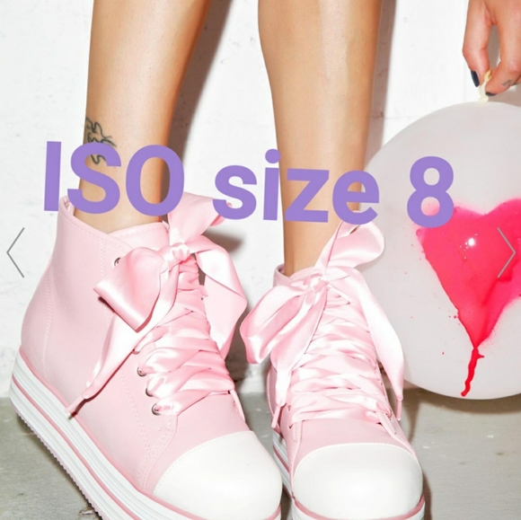 pink platform shoes